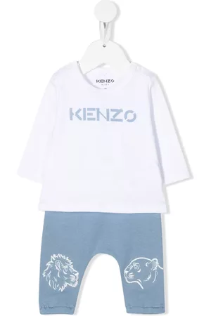 Kenzo Broeken - Logo-print cotton trouser set