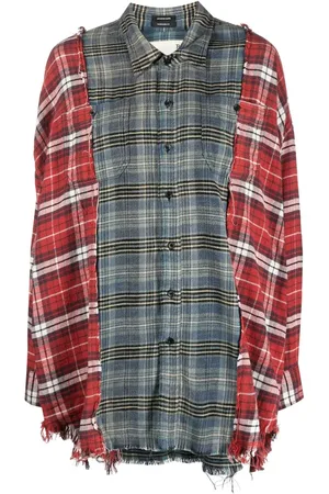 R13 Panelled plaid