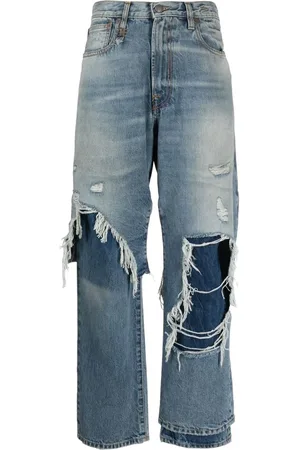 R13 Distressed wide