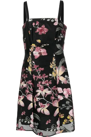 Marchesa Notte Fils coup?? flared mini dress