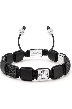 Nialaya Heren Armbanden - The CZ flatbread bracelet