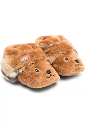 UGG Touch-strap faux fur pre-walkers