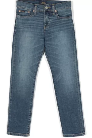 Ralph Lauren Faded mid-rise jeans