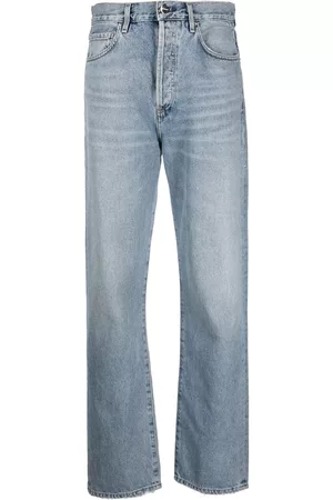Goldsign Lowell high-rise straight-leg jeans
