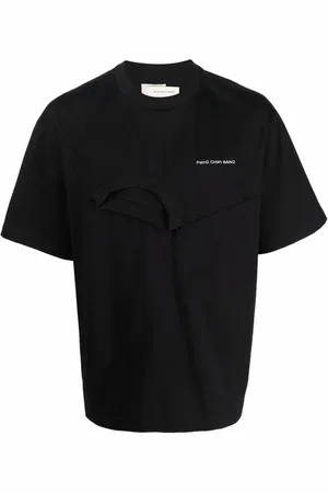Feng Chen Wang Layered embroidered logo T