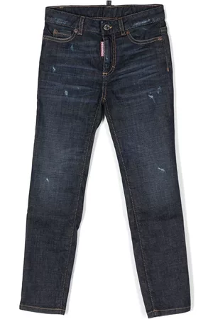 Dsquared2 Slim - Distressed-detail slim-cut jeans