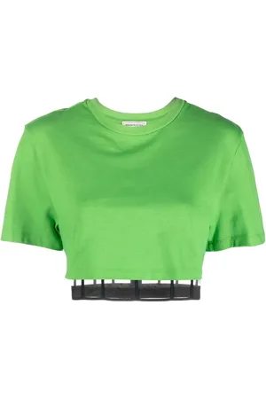 Alexander McQueen Corset cropped T