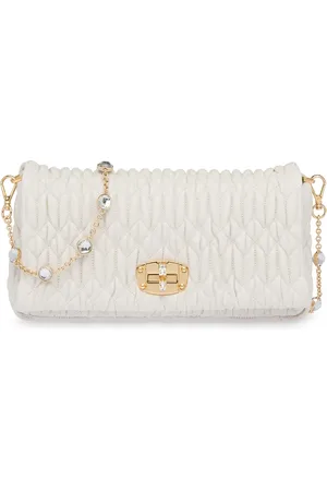Miu Miu Miu crystal matelass?? shoulder bag