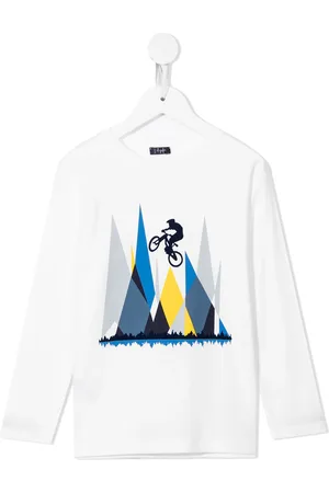 Il gufo Cycle graphic print T