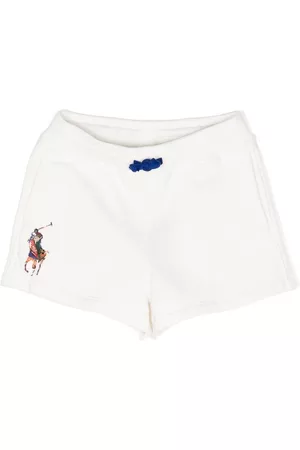 Ralph Lauren Kids Polo Pony-print cotton shorts