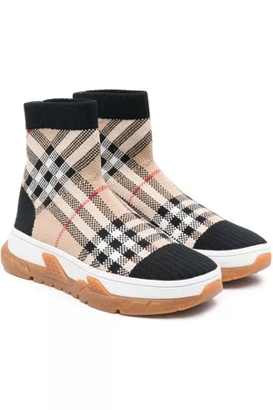 Burberry Vintage-Check sock-style sneakers