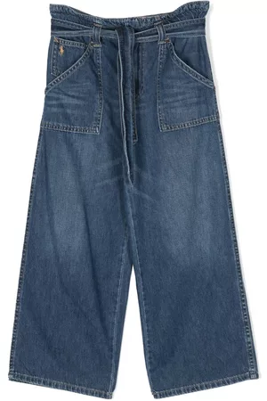 Ralph Lauren Paperbag-waist denim jeans