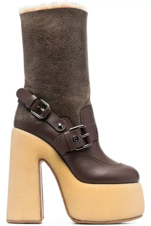 Casadei Sella platform leather boots