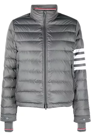 Thom Browne Dames Skipakken - 4-Bar Stripe-intarsia funnel-neck ski jacket