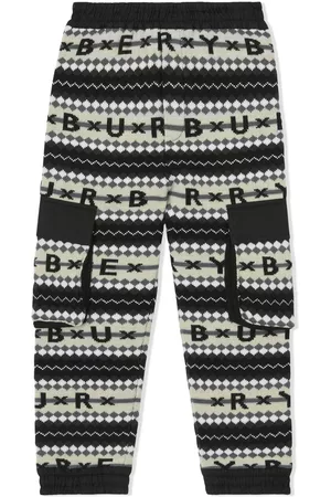 Burberry Jongens Broeken - Fair Isle wool trousers