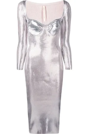 MARIA LUCIA HOHAN Helen metallic sweetheart