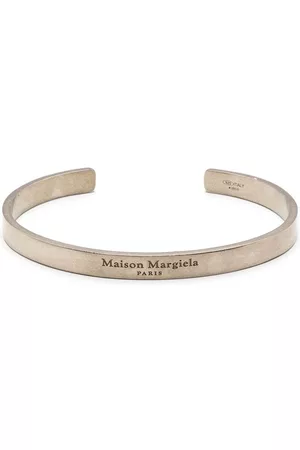 Maison Margiela Logo-engraved cuff bracelet