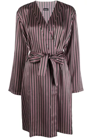 La Perla Silk striped robe