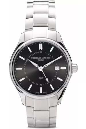 Frederique Constant Heren Horloges - Classics Quartz GMT 40mm