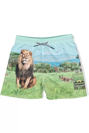 Molo Wild-print swim shorts
