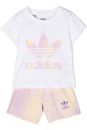 adidas Logo-print short set