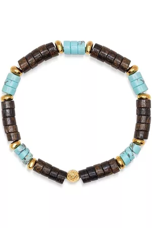 Nialaya Heren Armbanden - Heishi beaded gemstone bracelet