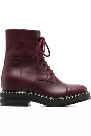 Chloé Dames Veterlaarzen - Noua lace-up leather boots