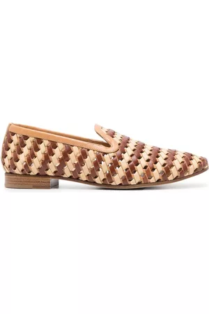 Fratelli Rossetti Dames Loafers - Woven leather loafers