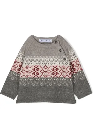 Tartine Et Chocolat Fair isle intarsia