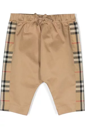 Burberry Shorts - Check-print cotton shorts