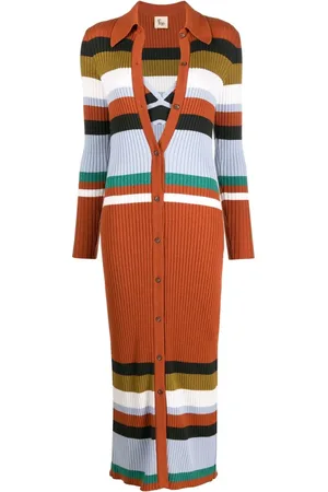 Paula Striped ribbed