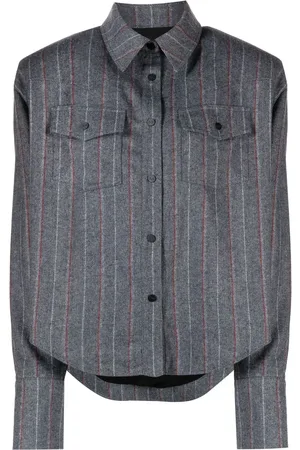 The Mannei Pinstripe button