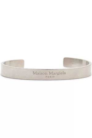 Maison Margiela Heren Armbanden - Engraved-logo bangle bracelet