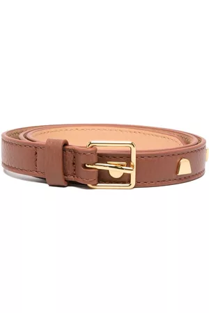 Coccinelle Dames Riemen - Studded leather skinny belt