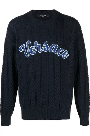 VERSACE Logo appliqu?? cable