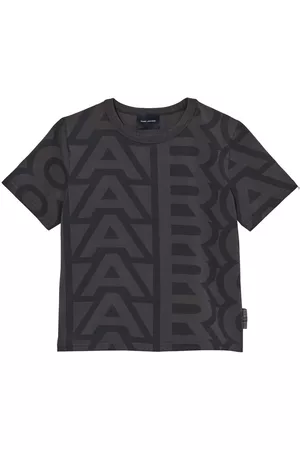 Marc Jacobs Monogram-pattern cropped T-shirt