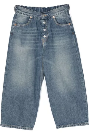 Maison Margiela Logo-patch straight-leg jeans