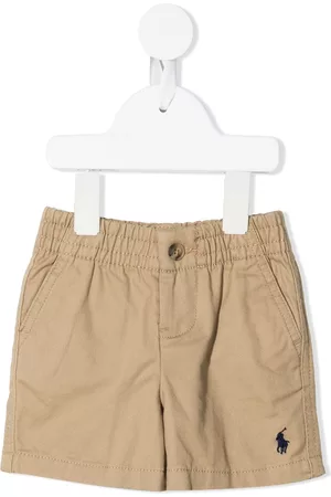 Ralph Lauren Kids Logo-embroidered cotton shorts