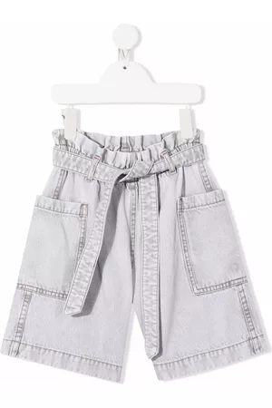 Brunello Cucinelli Wide leg denim bermudas