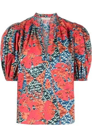 ULLA JOHNSON Tillie abstract print T