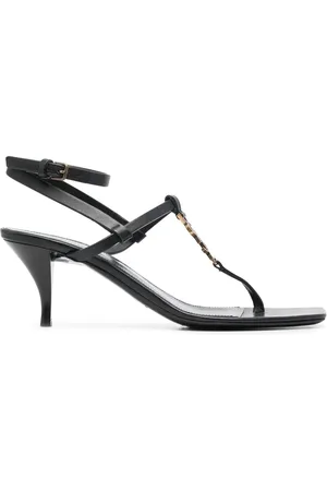 Saint Laurent 60mm Cassandra leather sandals