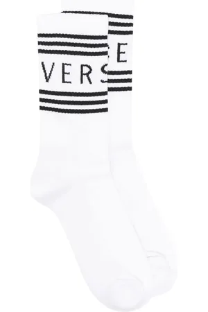 VERSACE 90s Vintage Logo socks