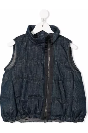 Brunello Cucinelli Meisjes Donsjassen - Goose-down padded vest
