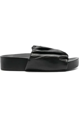 Jil Sander Leather platform sandals
