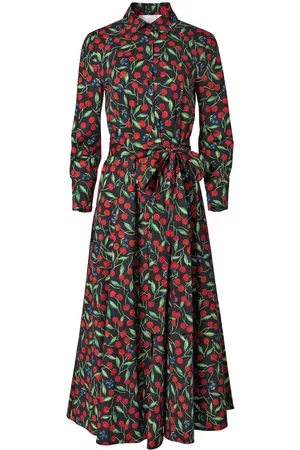 Carolina Herrera Dames Geprinte jurken - Cherry-print dress