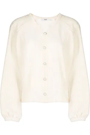 B+AB Crinkled button