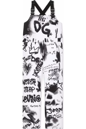 Dolce & Gabbana Graffiti-print ski trousers