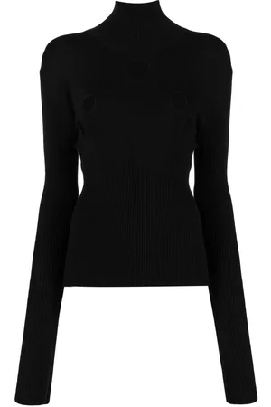 Jean Paul Gaultier Cut-out high-neck jumper