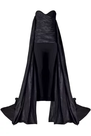 Carolina Herrera Strapless silk jumpsuit