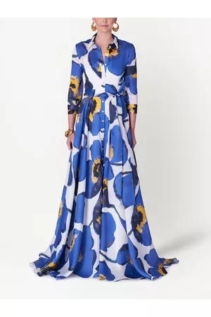 Carolina Herrera Floral-print silk gown
